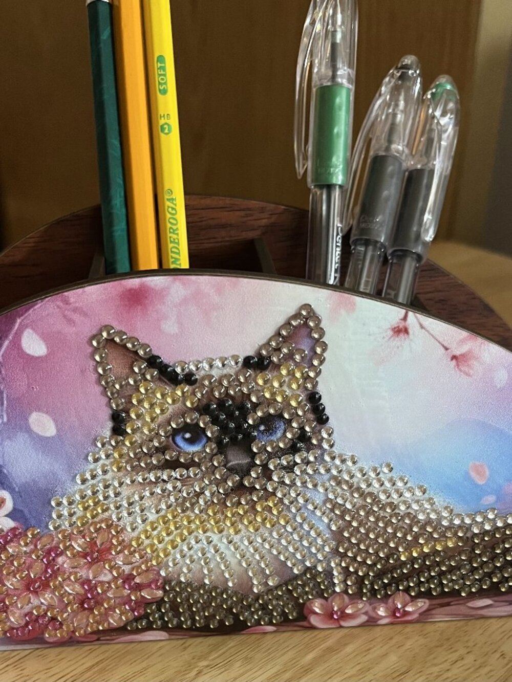 Siamese Cat Organizer Box - Diamond Art